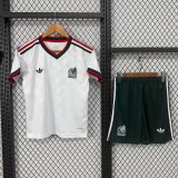 Mexico Away  Kids   1:1 Quality Soccer Jersey 26-27 (2026)