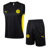 Dortmund  vest black    training  fans  1:1 Quality Soccer Jersey  24-25