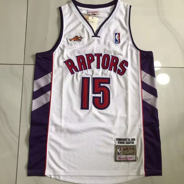 Toronto Raptors White #15 CARTER NBA Jerseys  25-26