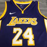Los Angeles Lakers Kobe #24 BRYANT  Purple V-neck NBA Jerseys