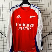Arsenal home Long Sleeve Fans 1:1 Quality Soccer Jersey   24-25