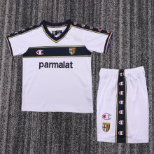 Retro Parma  Home Kids  1:1 Quality Soccer Jersey 2002-2003