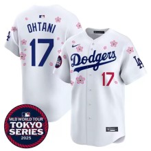 MLB Los Angeles Dodgers  petal white  baseball  Jerseys  2025