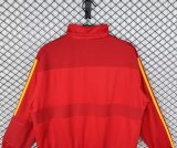 Retro spain Windbreaker Red   1:1 Quality Soccer Jersey 2010