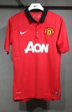 Retro Manchester United Home player 1:1 Quality Soccer Jersey  2013-2014