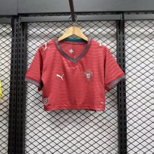 Portugal  Women  Home Cheerleading Team Fans 1:1 Quality Soccer Jersey   26-27  (2026)