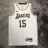 Los Angeles Lakers  White  #15  REAVES   1:1 Quality NBA Season Jerseys  2023