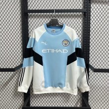 Manchester city  Hoodie Blue Jacket  Tracksuit  1:1 Quality Soccer Jersey  25-26