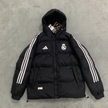 Real Madrid   Black cotton-padded clothes Jacket 1:1 25-26