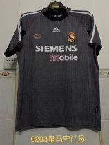 Real Madrid goalkeeper  1:1 Quality Soccer Jersey  2002-2003