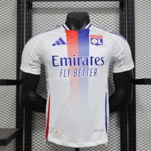 Olympique Lyonnais（OL） home  player  1:1 Quality Soccer Jersey   24-25