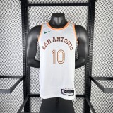 San Antonio Spurs City Edition White #10 SOCHAN 1:1 Quality NBA  Season Jerseys 2024