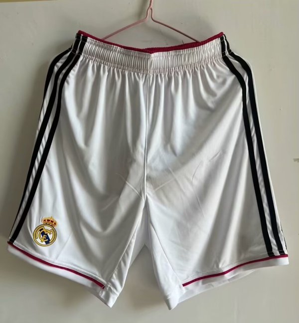 Retro Real Madrid Home Short 1:1 Quality Soccer Jersey    2014-2015