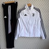 Juventus  Windbreaker Sets With pants  White 1:1 Quality Soccer Jersey  25-26