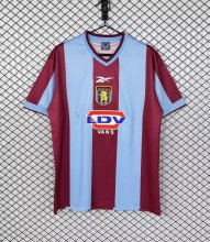 Retro Aston Villa Home 1:1 Quality Soccer Jersey  1999-2000