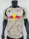 New York Red Bulls home  player  1:1 Quality Soccer Jersey   25-26