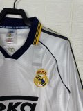 Retro Real Madrid Home Long 1:1 Quality Soccer Jersey 1999-2000