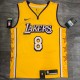 Los Angeles Lakers  V-Neck  Yellow with star  Kobe #8 BRYANT  1:1 Quality NBA Season Jerseys