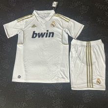 Retro Real Madrid Fans Home   Kits Suit   1:1 Quality Soccer Jersey   2011-2012