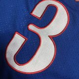 Philadelphia 76ers  Blue #3 IVERSON  1:1 Quality NBA Jerseys