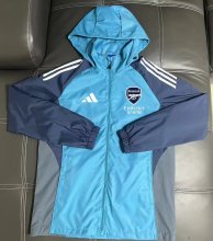 Arsenal Windbreaker  Blue 1:1 Quality Soccer Jersey  25-26