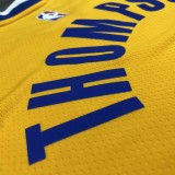 Golden State Warriors  V-neck Yellow JORDAN #11 THOMPSON  1:1 Quality NBA Season Jerseys 2021