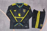 Manchester United  Third Away Long Kids  1:1 Quality Soccer Jersey  25-26