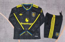 Manchester United  Third Away Long Kids  1:1 Quality Soccer Jersey  25-26