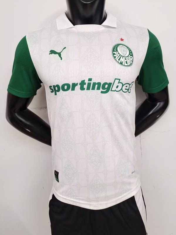 Palmeiras away player 1:1 Quality Soccer Jersey   25-26