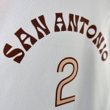 San Antonio Spurs City Edition White #2 LEONARD 1:1 Quality NBA  Season Jerseys 2024