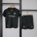 Manchester City Third Away  With Pants Sets  fans 1:1 Quality Soccer Jersey   25-26