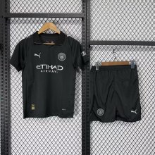Manchester City Third Away  With Pants Sets  fans 1:1 Quality Soccer Jersey   25-26