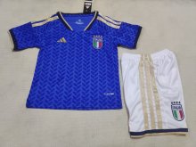 Italy Home Kids Fans 1:1 Quality Soccer Jersey 26-27 (2026)