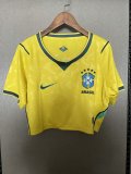 Brazil Home Women Fans 1:1 Quality Soccer Jersey  26-27 (2026)