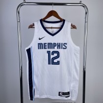 Memphis Grizzlies white #12 MORANT 1:1 Quality NBA Jerseys 2023