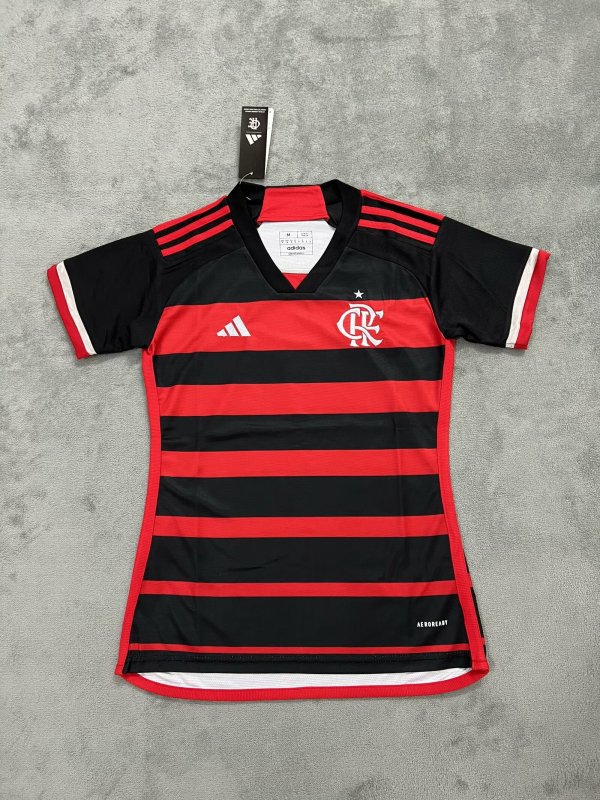 Flamenco  home Women fans  1:1 Quality Soccer Jersey   24-25