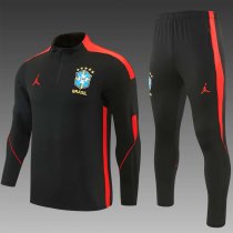 Brazil Training Tracksuit Black (Kids And Man 16-2XL)  1:1  25-26