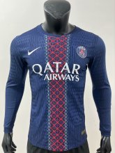 PSG Paris Home Long  Player  1:1 Quality Soccer Jersey  25-26 （不加星）