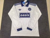 Adidas Clover Long Sleeve T-shirt  White Fans 1:1 Quality Soccer Jersey  25-26