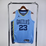 Memphis Grizzlies  Jordan Blue #23 ROSE  1:1 Quality NBA Jerseys 2023
