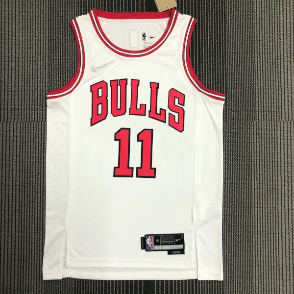 Chicago Bulls White #11 DEROZAN 1:1 Quality NBA  Season Jerseys  75 Year