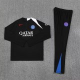 PSG Training Tracksuit Black Player (Kids And Man )  1:1  25-26