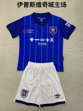 Ipswich  home  kids 1:1 Quality Soccer Jersey   24-25