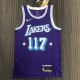 Los Angeles Lakers 75 Year Pruple #117 MASTER CHIEF 1:1 Quality NBA Season Jerseys