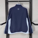 Retro Argentina Windbreaker Blue Black 1:1 Quality Soccer Jersey 26-27 （2026）