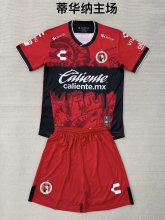 Tijuana Home Fans   (kids and man ) 1:1 Quality Soccer Jersey  25-26
