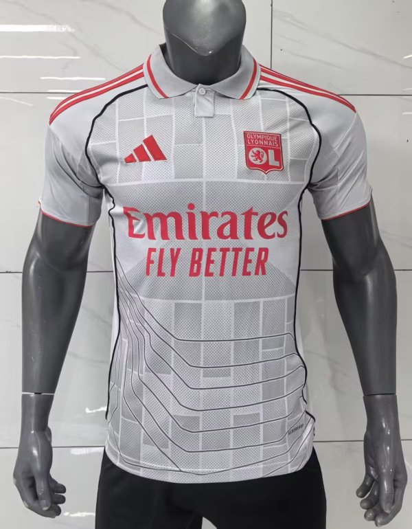 Olympique Lyonnais（OL）Third Away Fans 1:1 Quality Soccer Jersey 25-26