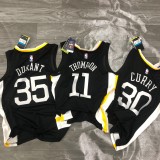 Golden State Warriors Black V-Neck City  Edition #35 DURANT 1:1 Quality NBA Season Jerseys 2019