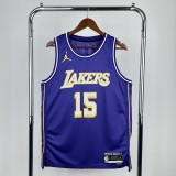 Los Angeles Lakers  Jordan  #15 Reaves 1:1 Quality NBA  Season Jerseys  2026