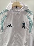 Argentina Windbreaker White 1:1 Quality Soccer Jersey 26-27 （2026）